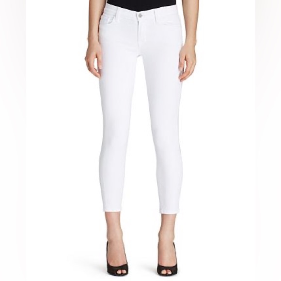 J Brand White Capri Jeans 28